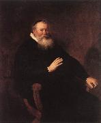 REMBRANDT Harmenszoon van Rijn Portrait of Eleazer Swalmius oil painting